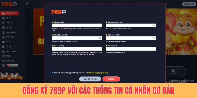 Hướng dẫn đăng ký 789p